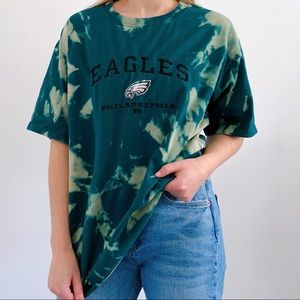 Philadelphia Eagles Bleach Dyed T-Shirt